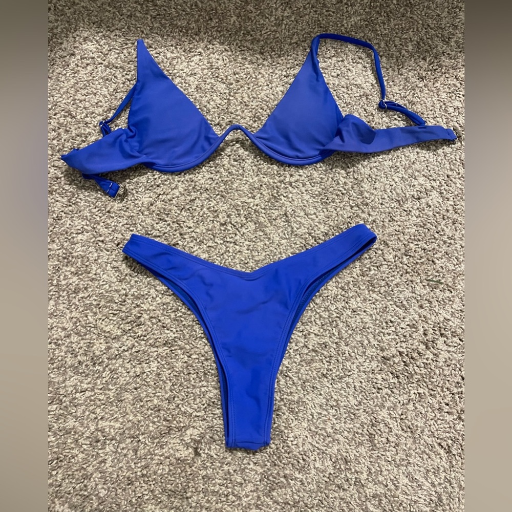Royal Blue Bikini Set